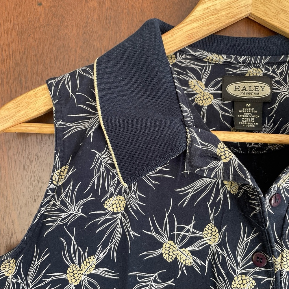 Haley Reserve Womens Golf Polo Double Mercerized  100% cotton Fall Pinecone